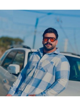 پیراهن چهارخانه سایز بزرگ کد 3118